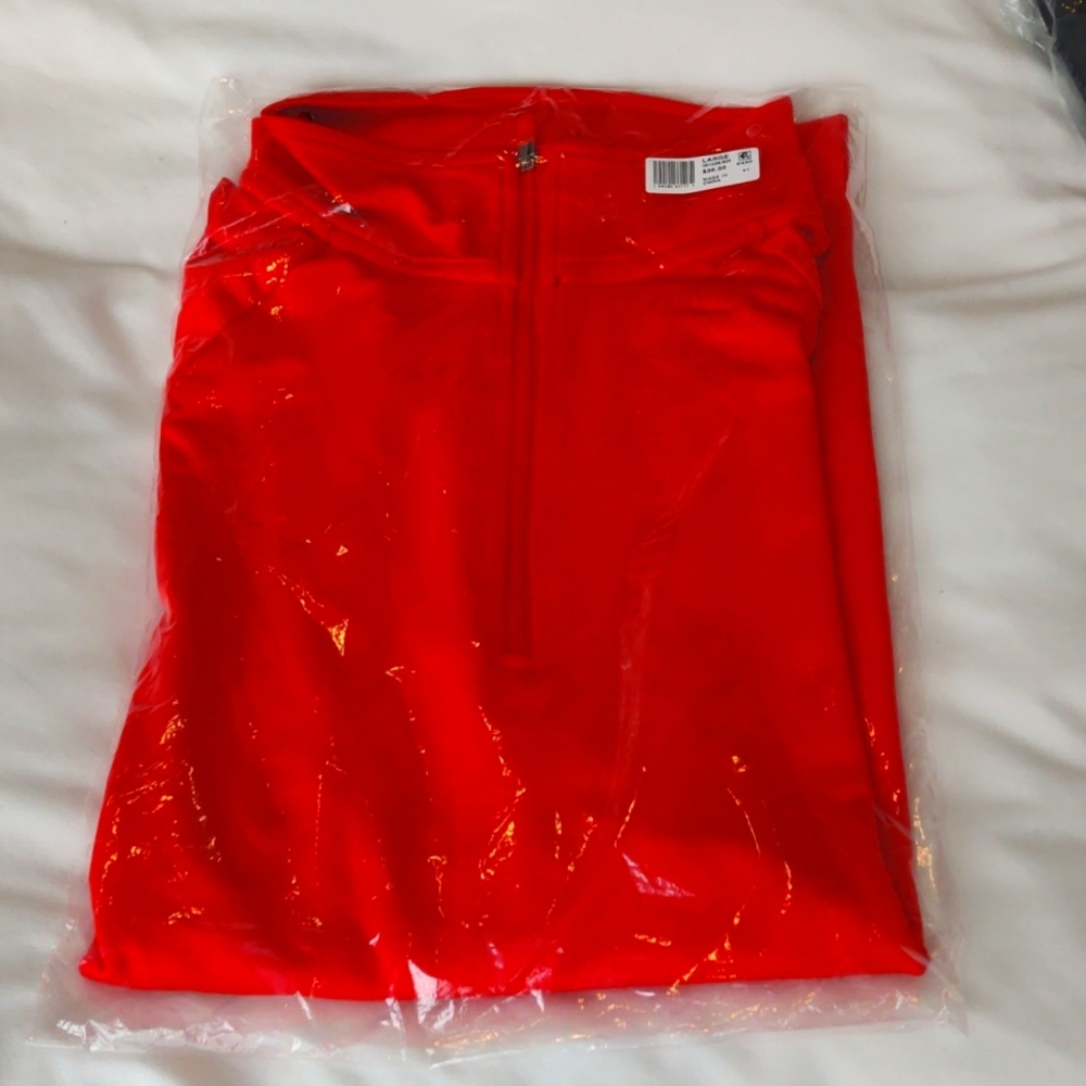Men's jockey half zip workout top